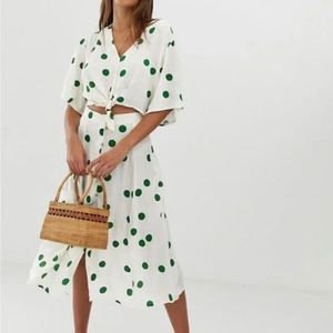 Faithfull The Brand Marin Lolita Polka Dot Skirt Size 2